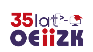 Logo z okazji 35 lat OEIiZK